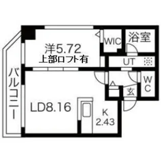 ブランカシータ【101号室】の間取り