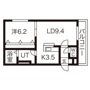 アヴァンティ ヒルズ【1階】の間取り