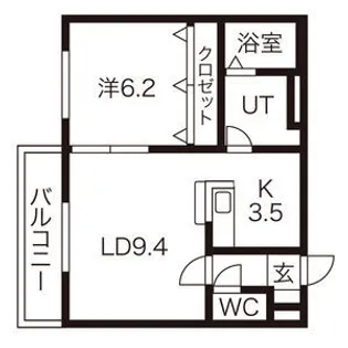 アヴァンティ ヒルズ【1階】の間取り