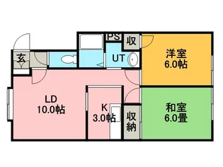 ソフィール弐番館【1階】の間取り