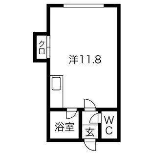 パークサイドN20【102号室】の間取り