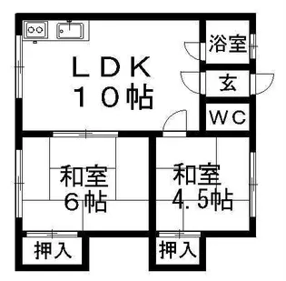 陽光マンション【103号室】の間取り