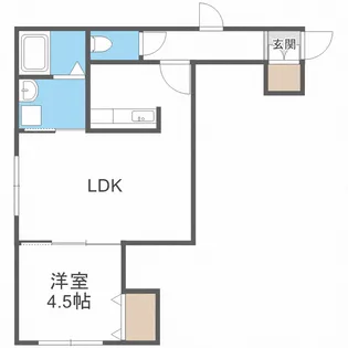 サンテラス宮の沢【205号室】の間取り