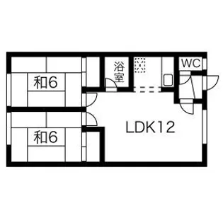 丸栄マンション【202号室】の間取り
