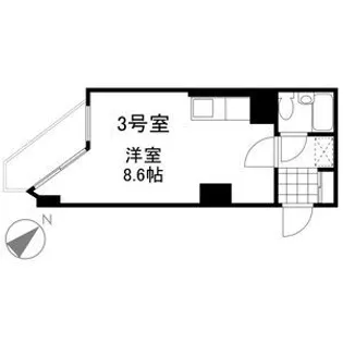 グローバル琴似【6階】の間取り