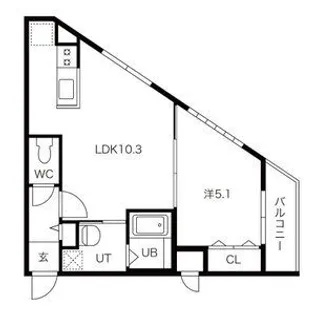 プランドール710【2階】の間取り