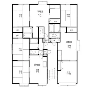 セラディール新発寒A【00103号室】の間取り