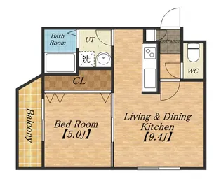 CANASUN HILLS【4階】の間取り