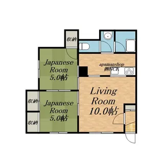 中島公園ハイツ【1階】の間取り