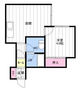 ビューフラット宮の沢【2階】の間取り