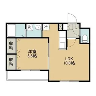 ピアチェーレ【4階】の間取り