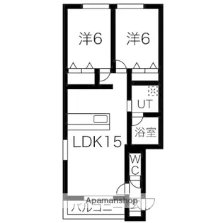 ミディアムヒル5・1【2階】の間取り