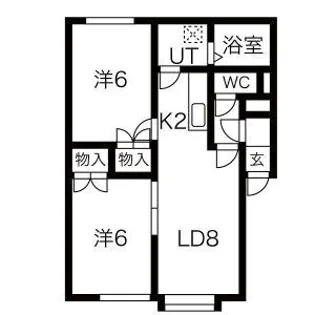 クローバーホーム宮の沢【2階】の間取り