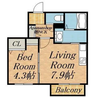 ASTER24(アステール24)【4階】の間取り