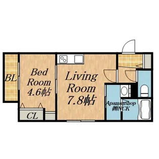 ASTER24(アステール24)【4階】の間取り