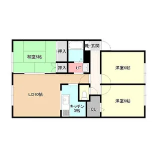 ソフィール西宮の沢【201号室】の間取り