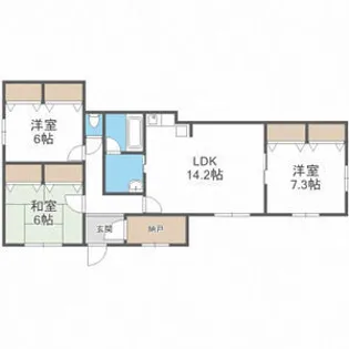 キルシェハイツ【2F号室】の間取り