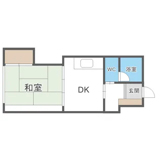 ラベラヴィータ西町【406号室号室】の間取り