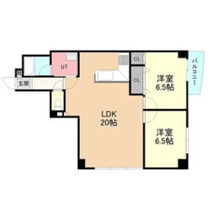 恒志堂手稲ビルⅡ【4階】の間取り