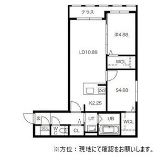 BPRレジデンス二十四軒【1階】の間取り
