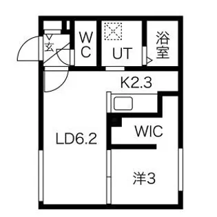 MODERNO N3【4階】の間取り