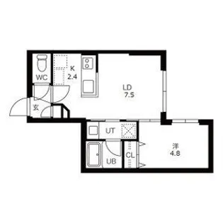 VILLA 41 KOTONI SAPPORO【2階】の間取り