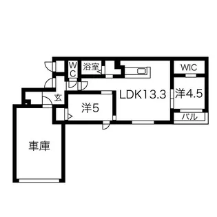 グランティエラGG【1階】の間取り