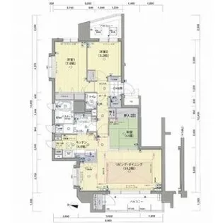 エクセルシオール植物園【11階】の間取り