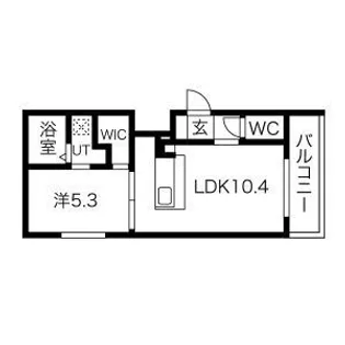 FLEAD琴似【1階】の間取り