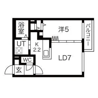 ESTOR琴似【3階】の間取り