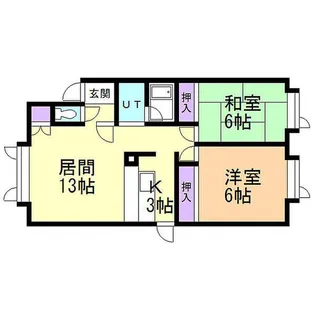 サテライトコート22【201号室】の間取り