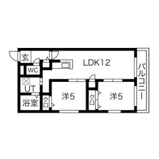 ASTAGE八軒【3階】の間取り