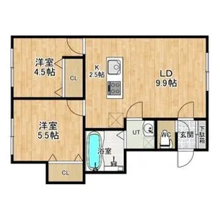 ステラパーチェ【1階】の間取り