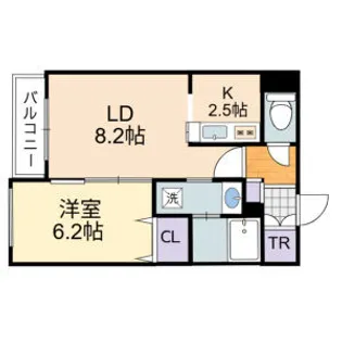 ラピス山の手【2階】の間取り