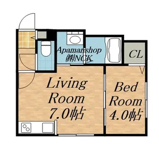 ラフィーネ発寒南Ⅱ【305号室】の間取り