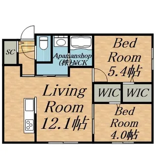 PRECIOUS KOTONI (プレシャスコトニ)【4階】の間取り