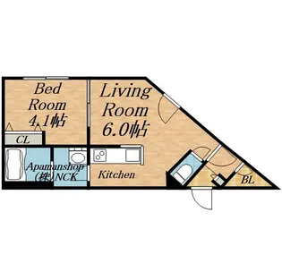 アイビル18【2階】の間取り