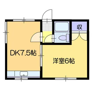 モア手稲【102号室】の間取り