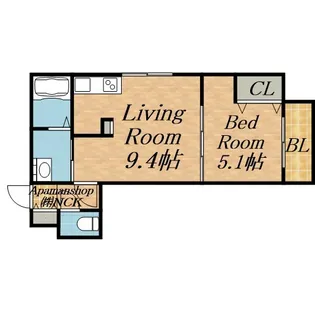 TERRACE K5【1階】の間取り