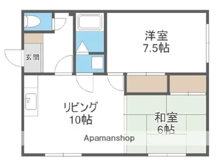 第3安住マンション【1F号室】の間取り