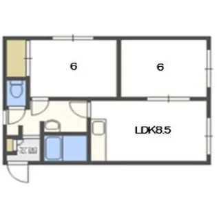 NOA山の手(ノア山の手)【306号室】の間取り