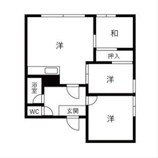 コーポ富士【205号室】の間取り