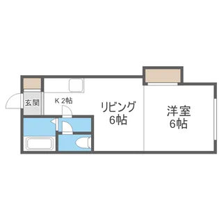 グレイス山の手【3階】の間取り