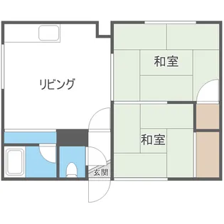 コーポ広樹【1階】の間取り