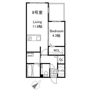 PREMIER IST KOTONI STA【1階】の間取り