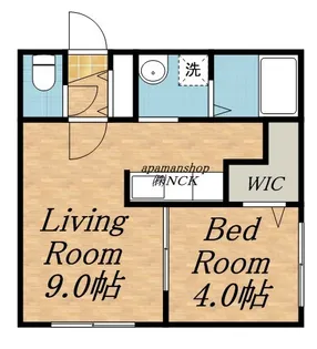 CENTNIA山の手【4階】の間取り
