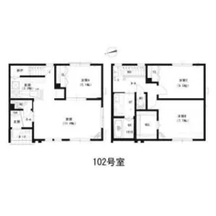 仮)ルミエール屯田4-7【1階】の間取り