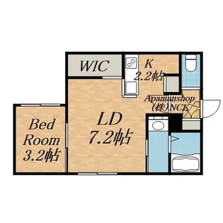 AQUA BLUE【3階】の間取り