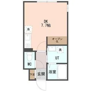 COFFRET(コフレ)西町北【3階】の間取り