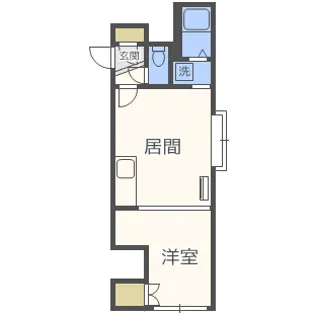さっけんパレスB【2階】の間取り